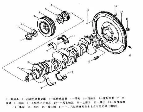 renault drive crank shaft