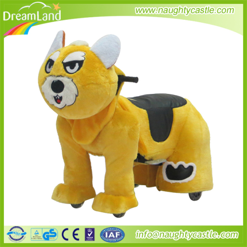 kids playground electric plush toy games animal scooter car