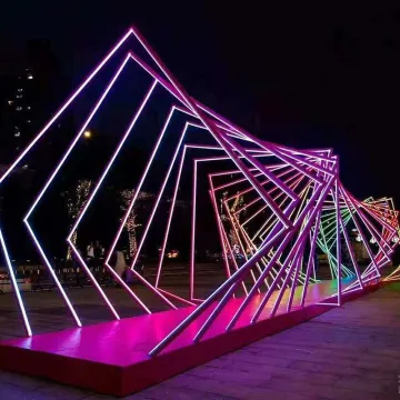 Full Color Neon Light Time Tunnel LED Light - Addressable DMX LED Neon Flex 12V