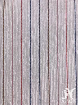 Muliticolor Stripes Crepe Fabric