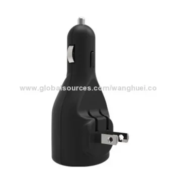 Dual-USB Car Charger with 5V DC/3.1A Output