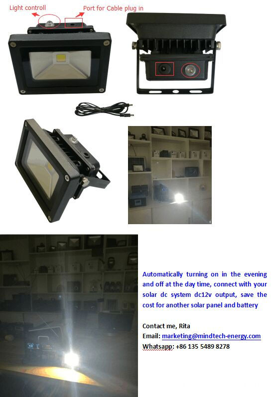 Światło powodziowe LED w świetle LED Light-controlled LED flood light