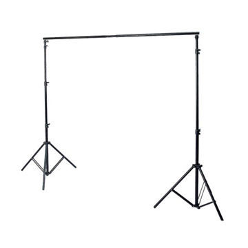 Light Stand with Cotton Backdrop and Cloth Carrying Bag