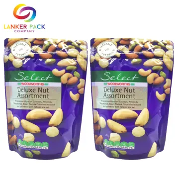 Custom Printed Dry Fruits Plastic Packing Bag