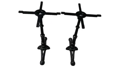 Double three claws cast iron table base