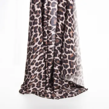 Fireproof knitted viscose rayon fabric for women's dresses