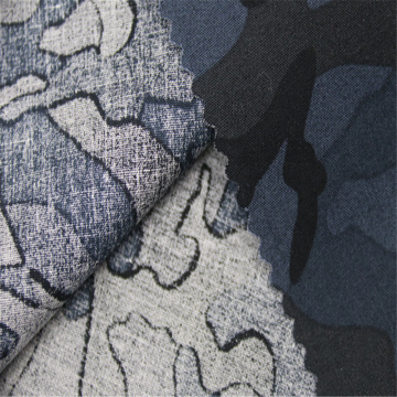 Cotton Poplin Camouflage Printing Fabric