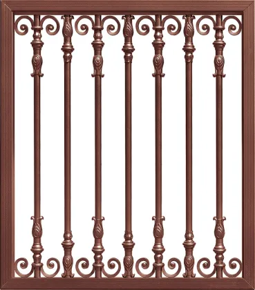 Primitive aluminum window grille