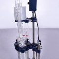 1L mini laboratório reator de vidro encamisado
