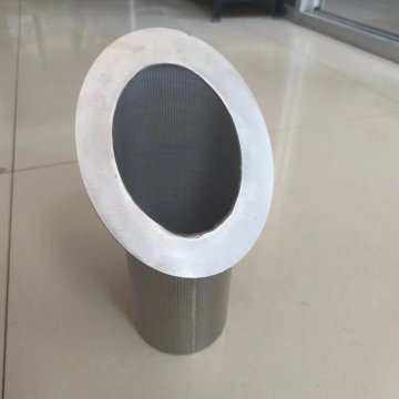 Custom Made Sintered Stainless Steel 304/316 Beveled Filter Cartridge for Chemical Applications