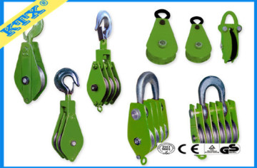 pulley block with hook one wheel (hot selling)