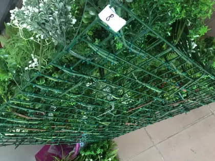 Outdoor artificial grass wall artificial plants wall