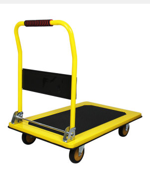 First Choice Chrome Plated Small Dollies with Wheels: 48*72cm & 60*90cm Platform Sizes for Industrial Plastic Moving