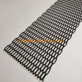 Mesh grill per auto in metallo espanso in polvere nera