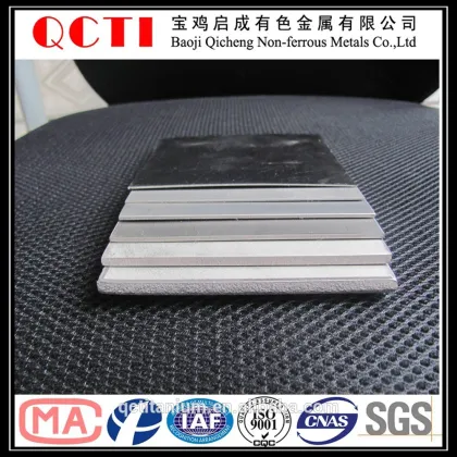 titanium factory directly wholesale thick and thin titanium sheets in shaanxi baoji