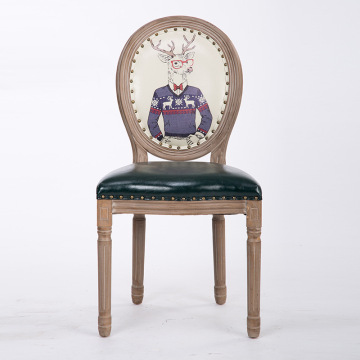 French Style Solid Wood Dining Chair