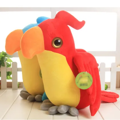Lovely reallike colourful stuffed parrot toys,parrot plush toy