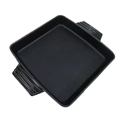 2024 Trendy Enamel Square Cast Iron Loaf Casserole Dish: Custom Bakeware Sets & Roasting Pan