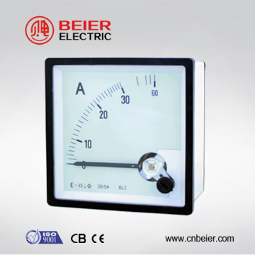 BE82-A 82*82 one phase analog ac dc voltage digital panel meter 0-30A
