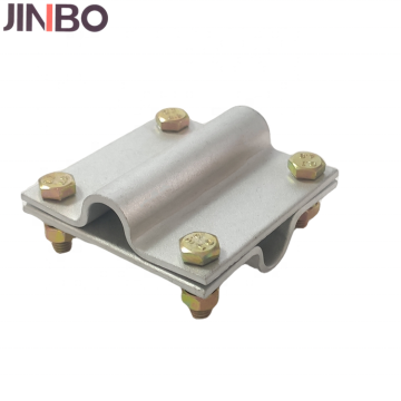 2022 Top Selling Galvanized Steel Square Cross Cable Clamp for Earthing Systems