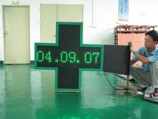 P20 3D outdoor high brightness green pharmacy led signs cro