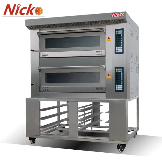 2023 Guangzhou Nicko 2 Deck 4 Tray Gas Oven for Sale