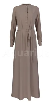 Stylish Dresses Button A Line Dress