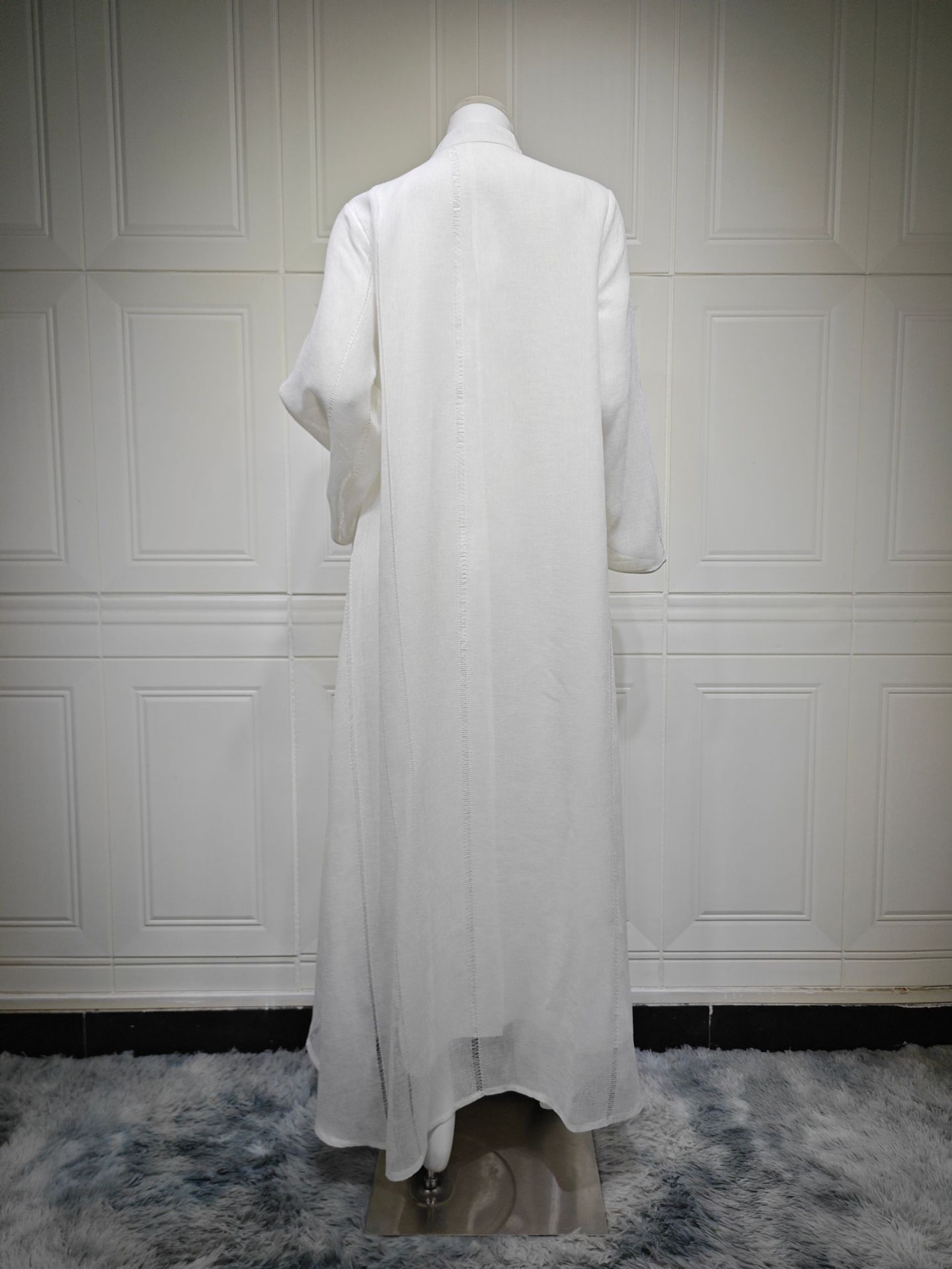 Floral Sequined Jalabiya Abaya Dress Ramadan AB567 (5)