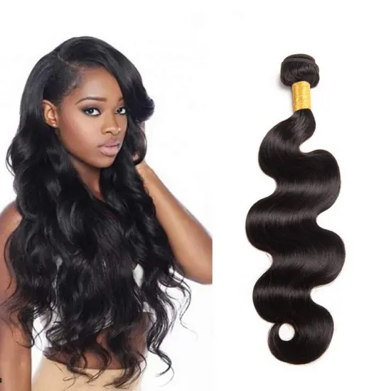 Wholesale Vendors Cheap Natural Black Body Wave Virgin Mink Human Brazilian Hair Bundles