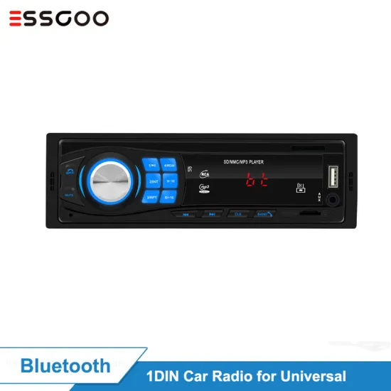 Essgoo Car Radio 1 Din Bluetooth Car Stereo In-dash FM Aux Input Mp3 USB WMA AUX IN FM Car Player Autoradio DAB RDS AM Optional