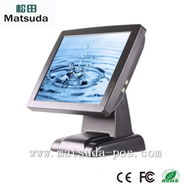 LED display 15 inch all in one pos bill payment kiosk for supermarket,restaurant