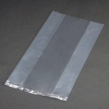 Customized Design Clear Food Grade Plastic Gusset Packing Bag