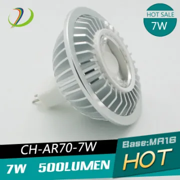 COB LED AR70 led AR70 GU10 LED ar70 7w mr16 ar70