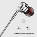 Wired Earbuds In-Ear Metal Stereo Bass Hoofdtelefoons voor Apple