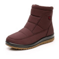Winter warm and waterproof mid tube snow boots