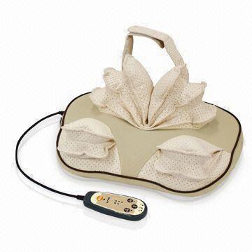 Shoulder and Neck Massager Pillow with Rated Voltage of 24V DC, 1.5A
