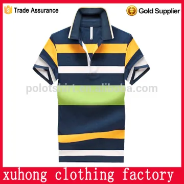 New design colored organic cotton polo kids t shirt