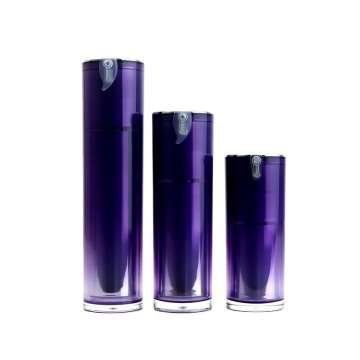 White PP Emulsion Bottle, 30ml Small Capacity Airless Cosmetic Packaging