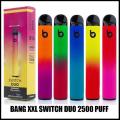 Bang XXL 2500puffs 스위치 일회용 vape 펜