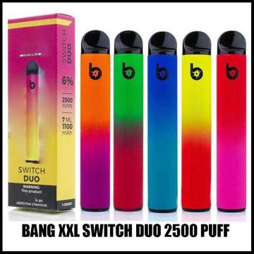 बैंग XXL 2500puffs स्विच डिस्पोजेबल वेप पेन