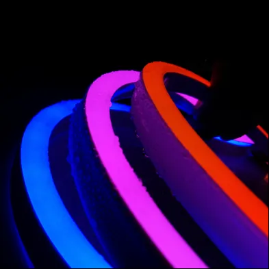 colored car lights wall indoor neon light