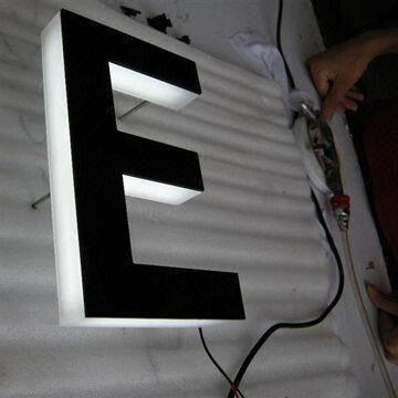LED Acrylic Channel Letter Signage with Light, Various Colors are Available, OEM Orders are Welcome
