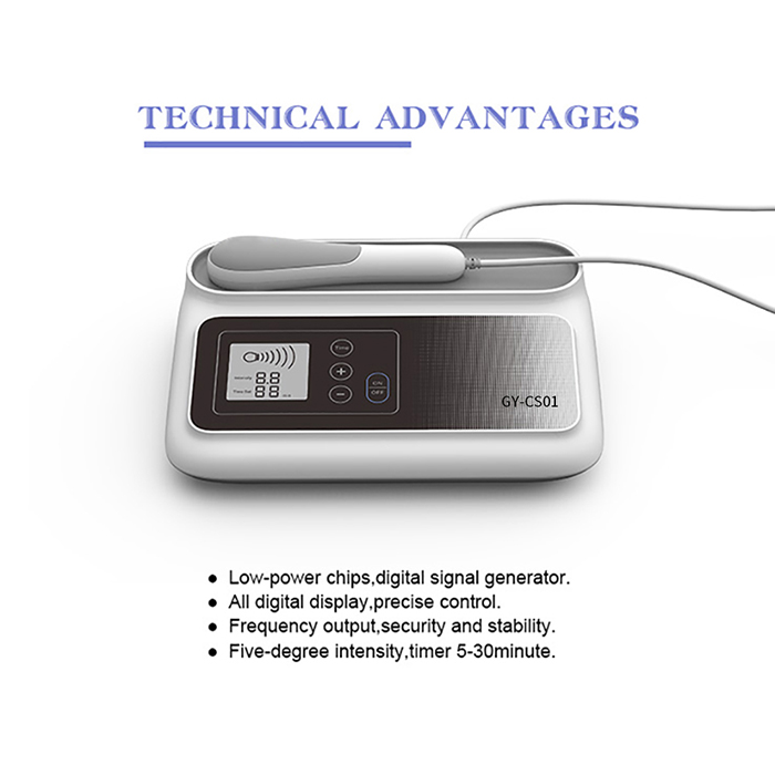 Body pain reduction ultrasound shock wave therapy machine