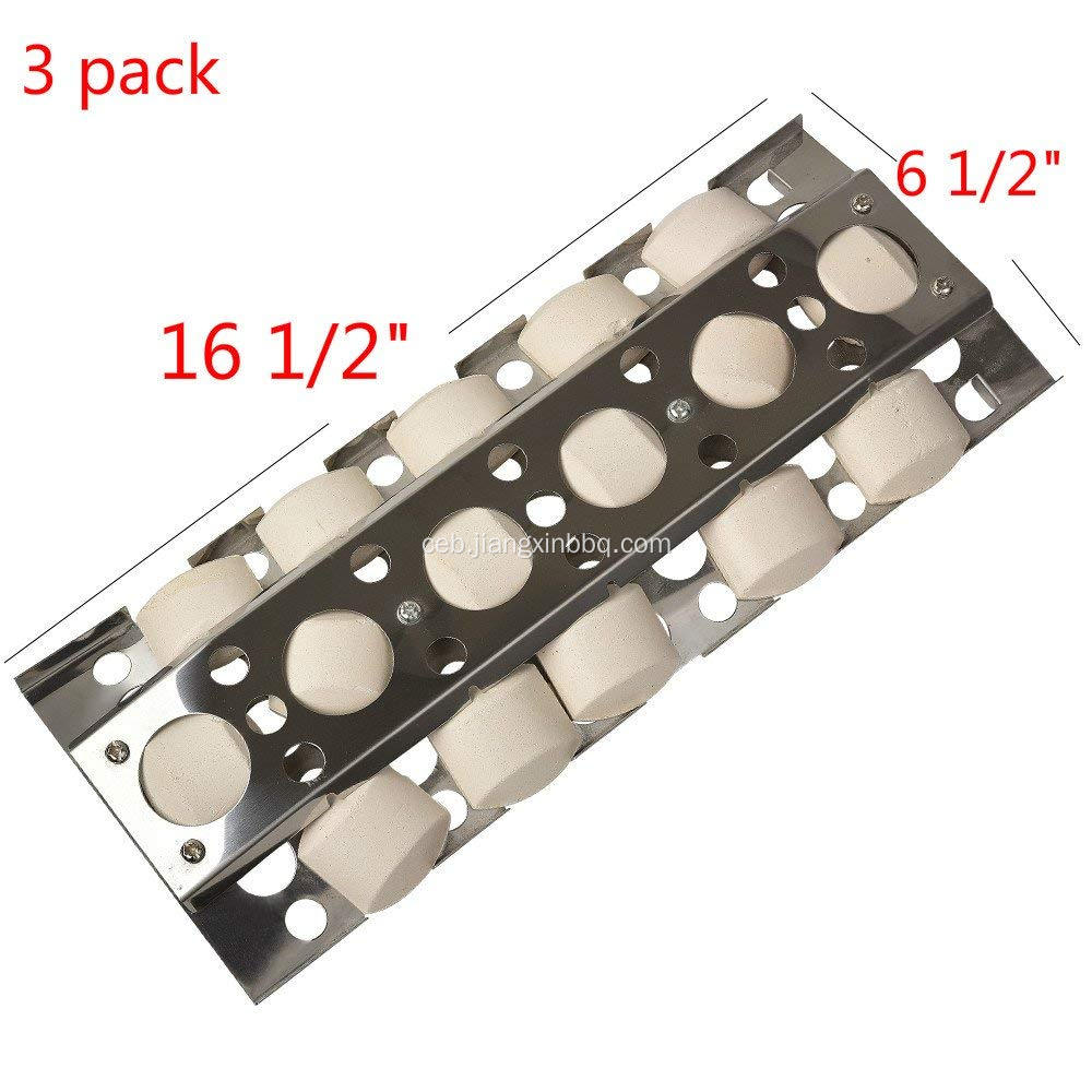 Mga Ceramic Briquette nga Adunay Stainless Steel Heat Plate