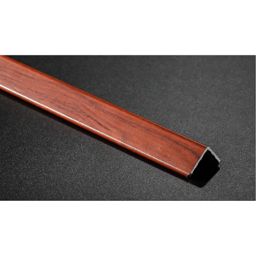 Wood grain aluminium angle