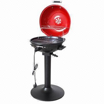 50-60Hz/1,600W Portable Stand Electric Grill with 220-240V Voltages/Stainless Steel Heating Element