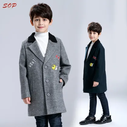 Children kids fashion casual wears child clothing winter coats