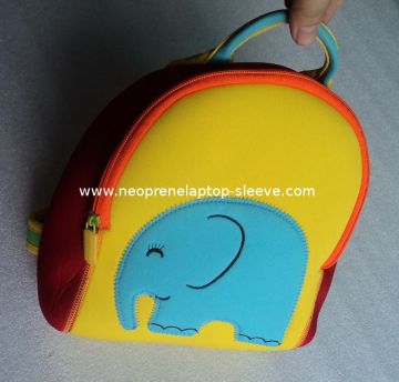 Waterproof Personalized Kids Backpacks / Toddler Neoprene Lunch Tote With Straps