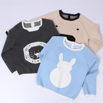 Baby Sweaters Spring Boys Cardigan Cartoon Animal Bunny Bear Baby Girls Sweater Cotton Toddler Sweaters For Boys Kids Sweater