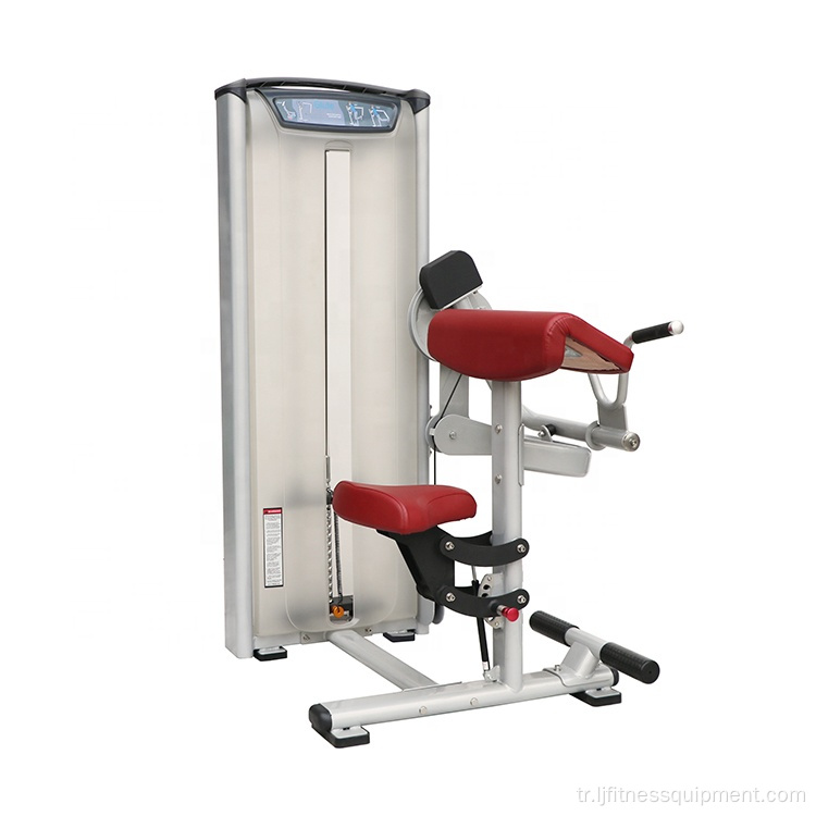 Pin Yüklü Pazı Bukle Makinesi Triceps Uzatma Makinesi